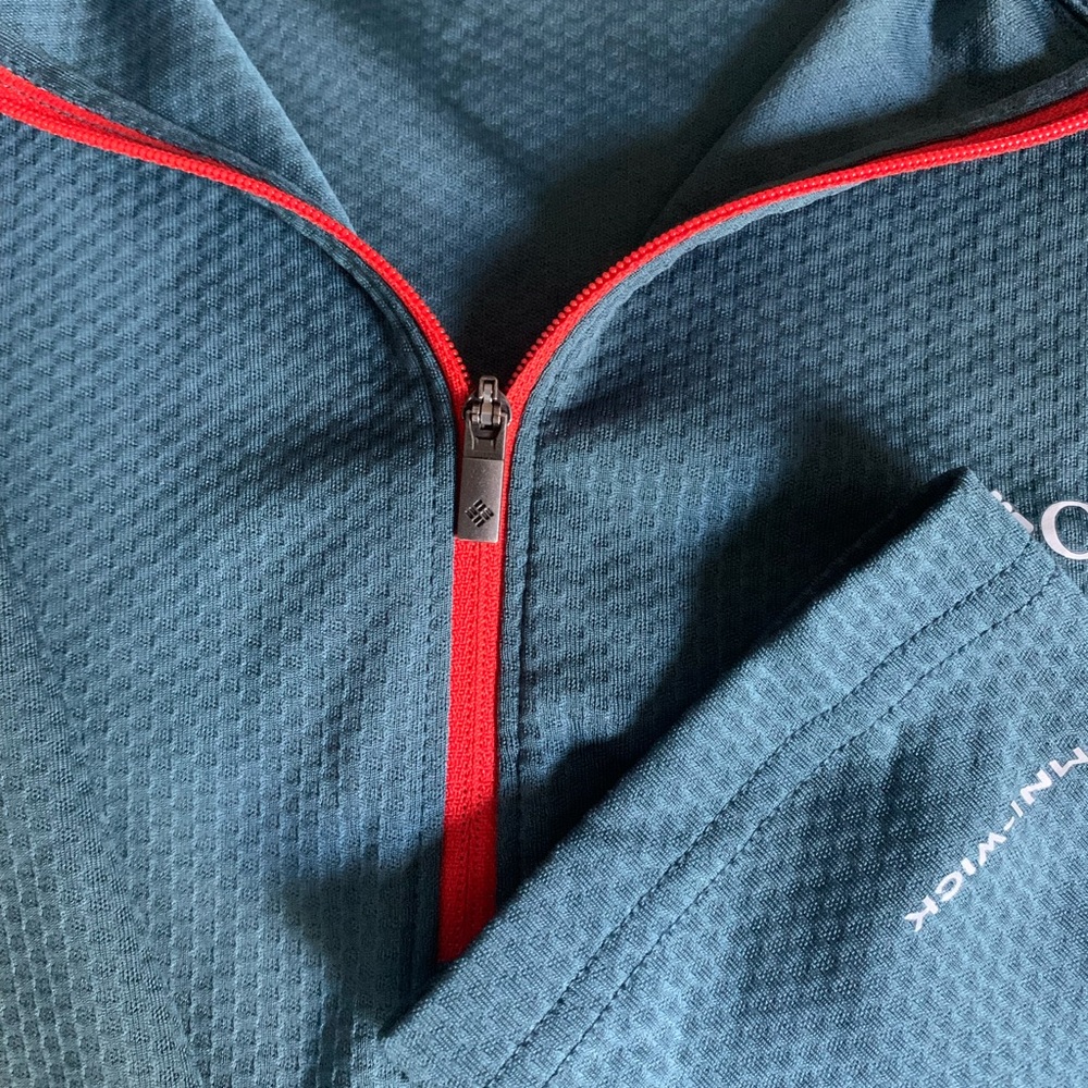 Columbia Blue Quarter-Zip Pullover - Picture 2 of 5